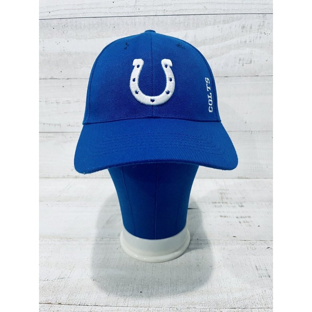 Indianapolis Colts Hat Cap NFL Strap Back Hook And Loop Football Embroidered